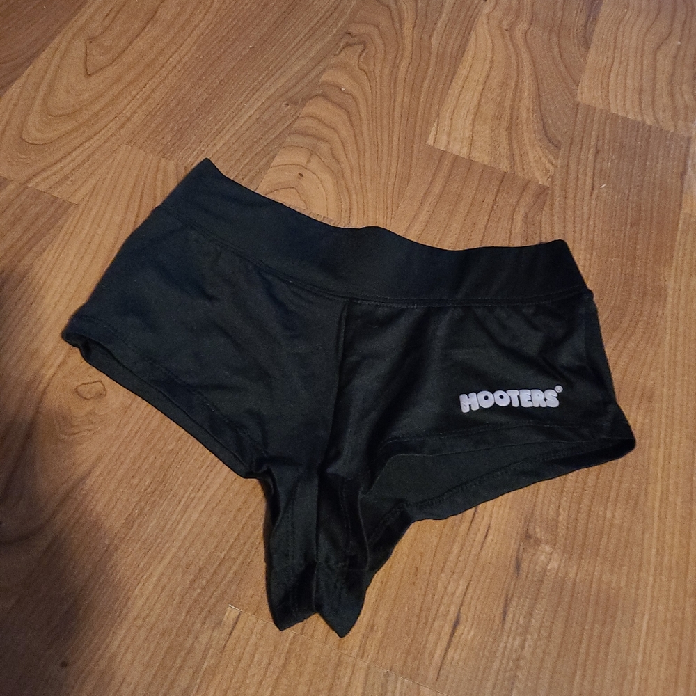 Black Hooters Small new style booty shorts - Picture 5 of 10